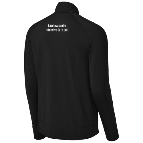 Sport-Tek Sport-Wick Stretch Full-Zip Cadet Jacket -- Black