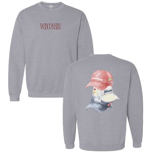 Gildan Heavy Blend Crew Neck Sweatshirt -- Sport Grey