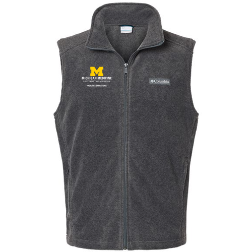 Men/Unisex Columbia Steens Mountain Fleece Vest -- Charcoal Heather, $41