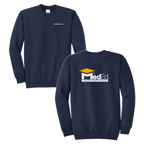 Port and Company Classic Crewneck Sweatshirt -- Navy