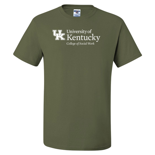 Jerzees Heavyweight 50/50 Adult T-Shirt -- Military Green