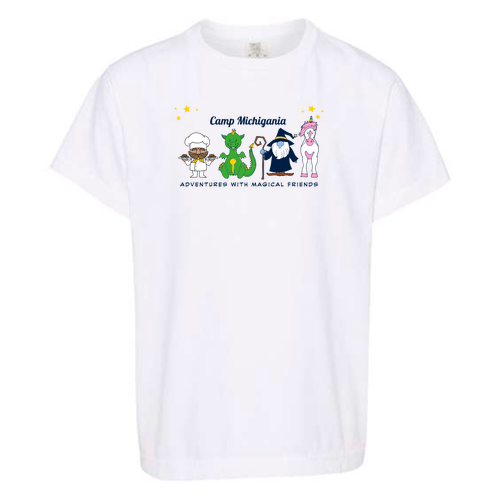 Youth Comfort Colors Soft Garment-Dyed Heavyweight T-Shirt -- White