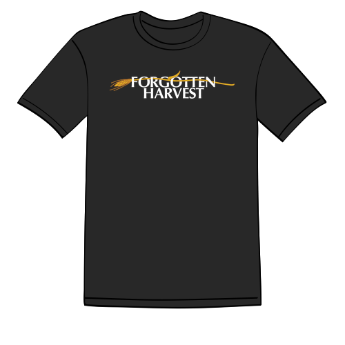 Forgotten Harvest Fitted Short Sleeve Tee -- Black