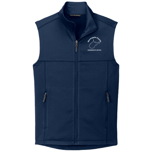Port Authority Collective Smooth Fleece Vest -- River Blue Navy