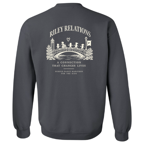 Gildan Heavy Blend Crew Neck Sweatshirt -- Charcoal