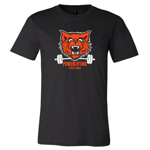 State 2026 Unisex Jersey T-Shirt -- Black