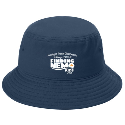 Port Authority Twill Classic Bucket Hat -- River Blue Navy (Embroidery)