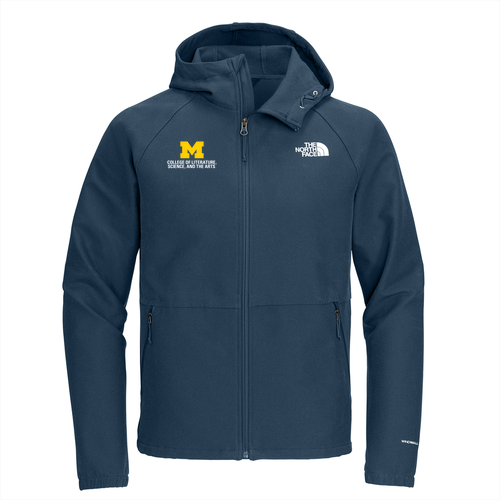 The North Face Barr Lake Hooded Soft Shell Jacket -- Shady Blue Dark Heather