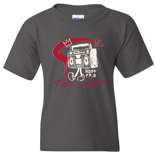 Gildan Heavy Cotton Basic Youth T-Shirt -- Charcoal