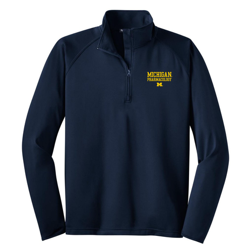 Sport Tek Sport Wick Stretch Half Zip Pullover -- True Navy