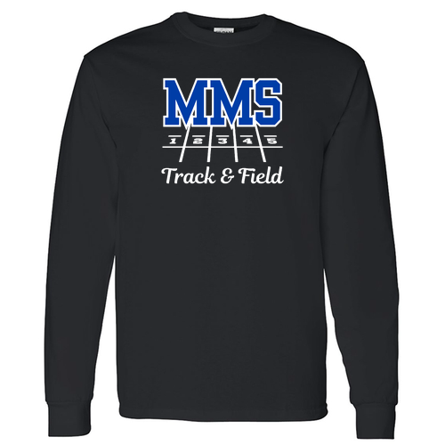 Gildan Heavy Cotton Longsleeve Basic T-Shirt -- Black