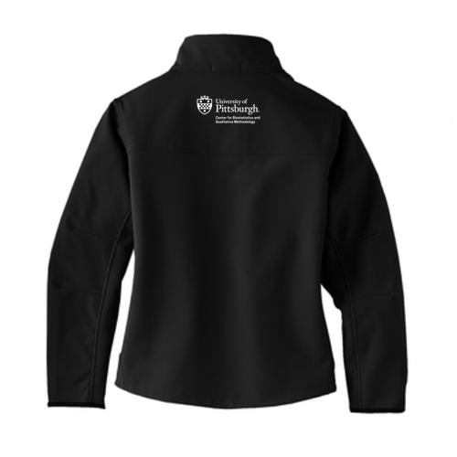 Port Authority Ladies Glacier Soft Shell Jacket -- Black / Chrome