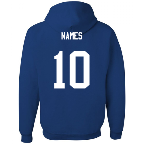 Jerzees 8 oz 50/50 Nublend Adult Hooded Sweatshirt -- Royal