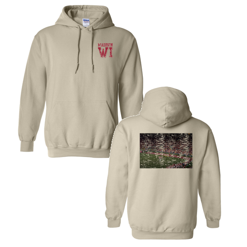 Gildan Heavy Blend Hooded Sweatshirt -- Sand