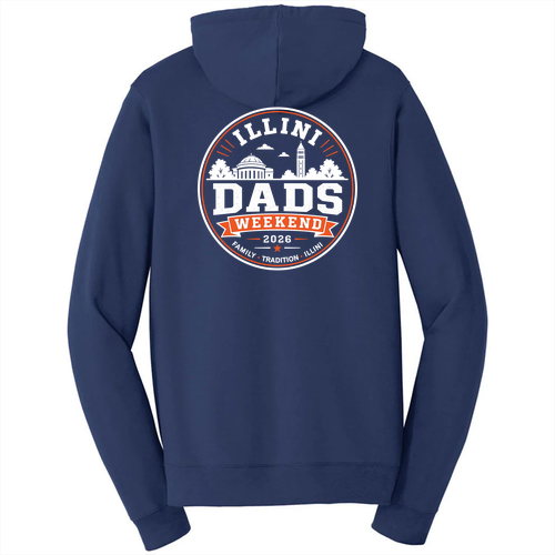 Illini Dads Hoodie -- Team Navy