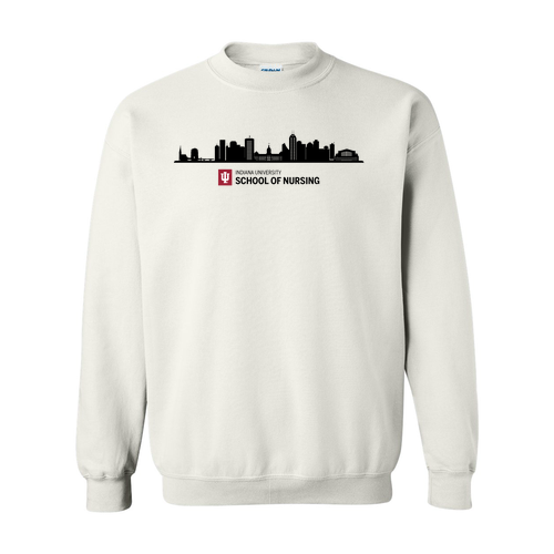 IUSNA Skyline: White Sweatshirts