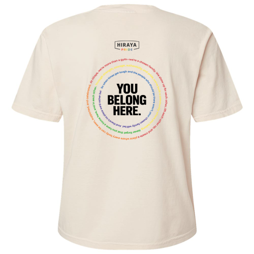 2026 Hiraya Pride Women's Crop Tee -- Ivory