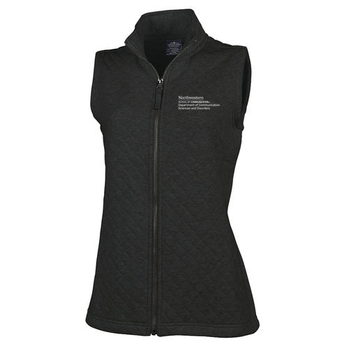 Charles River Women's Franconia Quilted Vest -- Charcoal Heather
