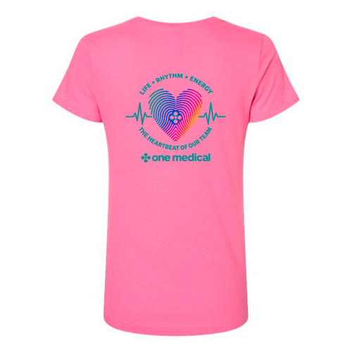 Gildan Fitted  SoftStyle® Fitted V-Neck T-Shirt -- Azalea