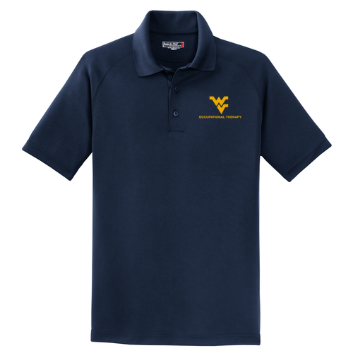 Sport-Tek Dry Zone Raglan Polo -- True Navy