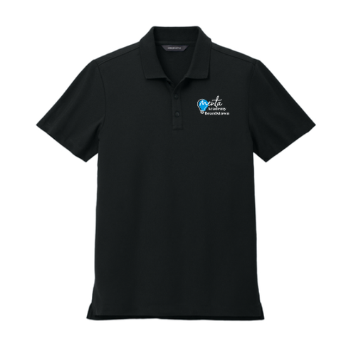 Mercer+Mettle Stretch Pique Polo -- Deep Black