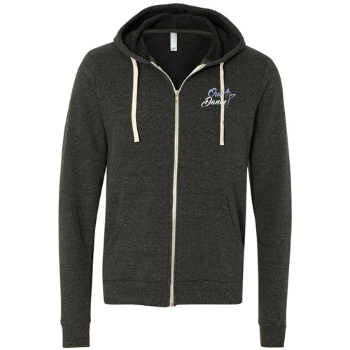 Bella Canvas Triblend Sponge Fleece Full-Zip Hoodie -- Dancer