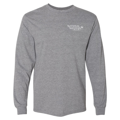 Gildan Hammer Adult Long Sleeve T-Shirt -- Graphite Heather