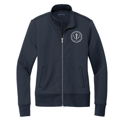 Brooks Brothers Women's Double-Knit Full-Zip -- Night Navy