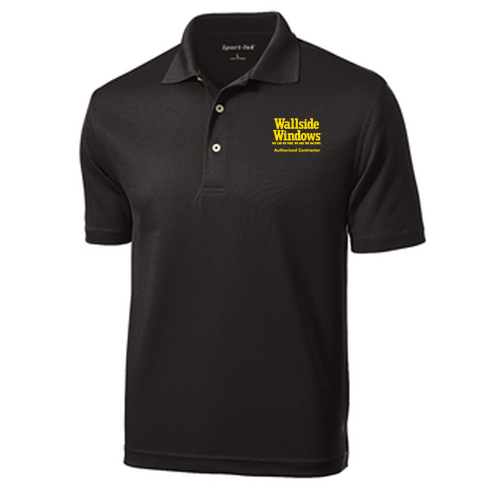 Sport Tek Dri Mesh Sport Shirt -- Black