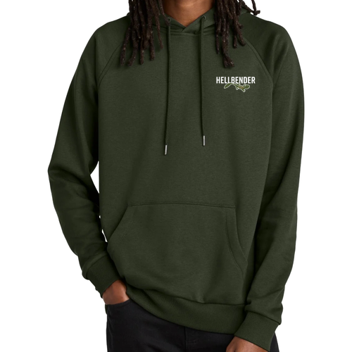 Allmade® Unisex Organic CVC Fleece Pullover Hoodie -- Herb Green