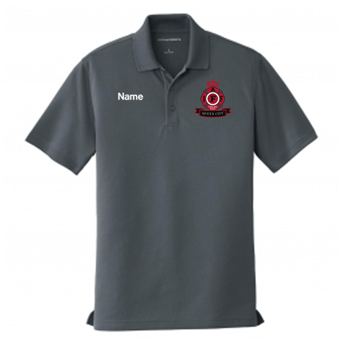 Graphite Performance Mesh Polo Shirt