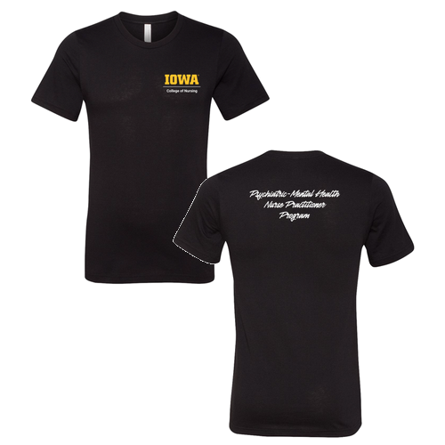 Psychiatric-Mental Health Bella Canvas Unisex Heather CVC T-Shirt -- Solid Black Blend