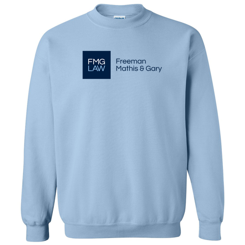 Gildan Heavy Blend Crew Neck Sweatshirt -- Light Blue