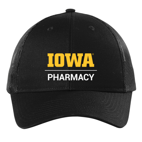Port Authority Snapback Trucker Hat -- Black