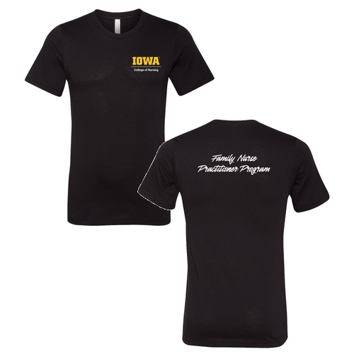Family Nurse Practitioner Bella Canvas Unisex Heather CVC T-Shirt -- Solid Black Blend