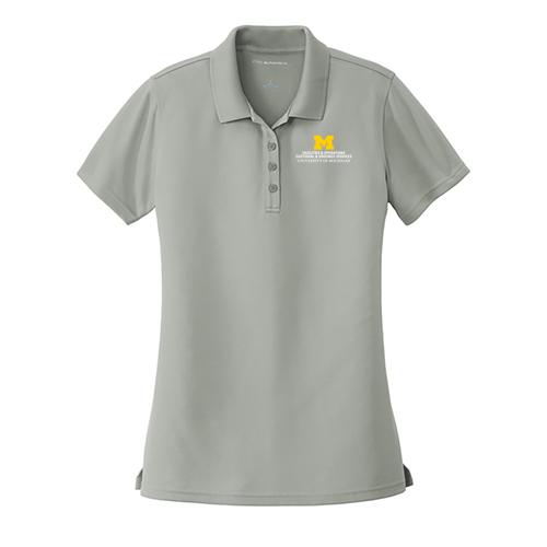 Ladies Port Authority Dry Zone UV Micro Mesh Polo -- Gusty Grey, $25