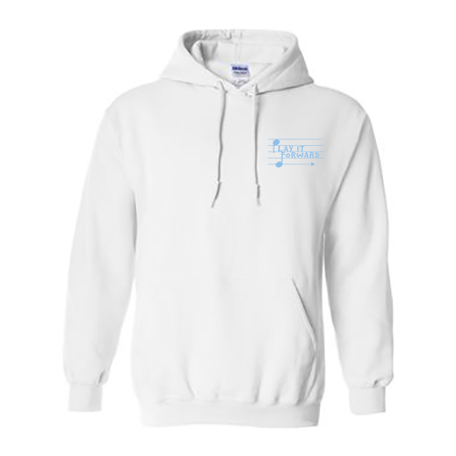 Gildan Heavy Blend Hooded Sweatshirt -- White