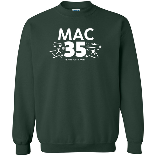 Gildan Heavy Blend Crew Neck Sweatshirt -- Forest Green