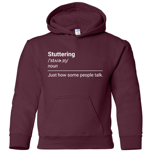 Gildan Heavy Blend Youth Hooded Sweatshirt -- Maroon