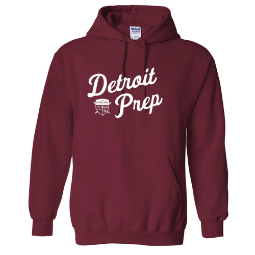 Gildan Heavy Blend Hooded Sweatshirt -- Cardinal Red, MIDDLE SCHOOL ONLY