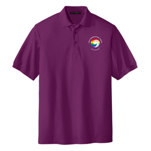 Port Authority Silk Touch Sport Shirt -- Deep Berry