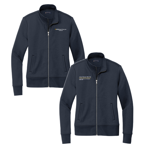 Brooks Brothers Women's Double-Knit Full-Zip -- Night Navy