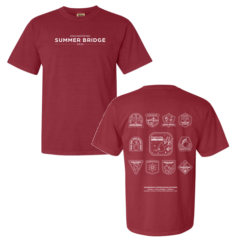 Comfort Colors Ringspun Garment Dyed T Shirt -- Crimson