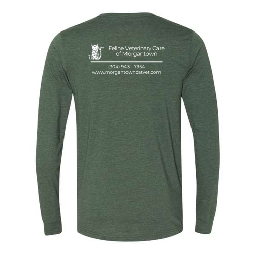 Bella+Canvas Unisex Heather Cvc Long Sleeve Tee- Heathers -- Heather Forest