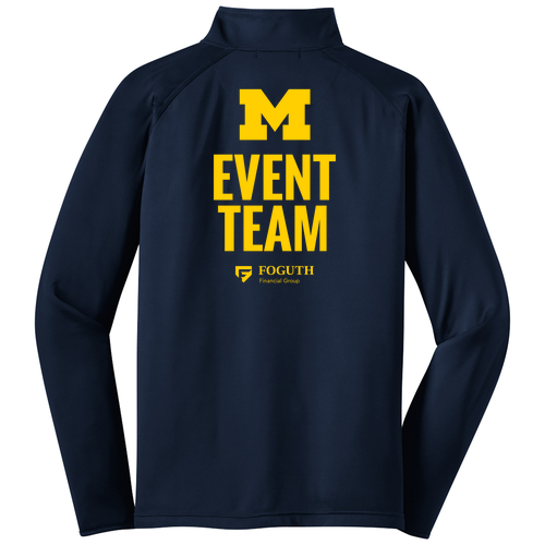 Sport Tek Sport Wicking Stretch Half Zip Pullover -- True Navy