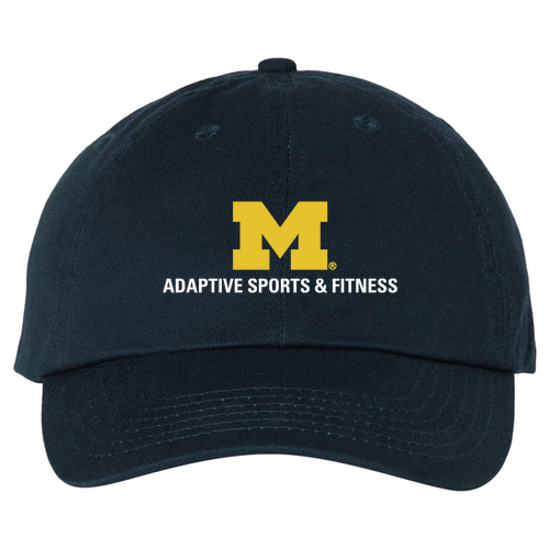 Valucap Bio-Washed Unstructured Hat -- Navy, Adaptive Sports & Fitness