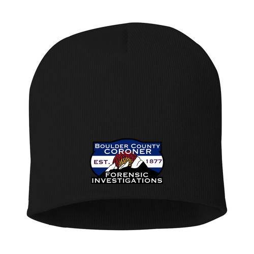 Sportsman 8-inch Knit Beanie -- Black