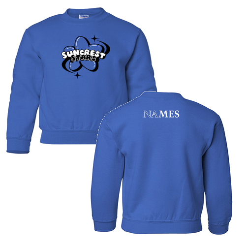 Gildan Heavy Blend Youth Crew Neck Sweatshirt -- Royal