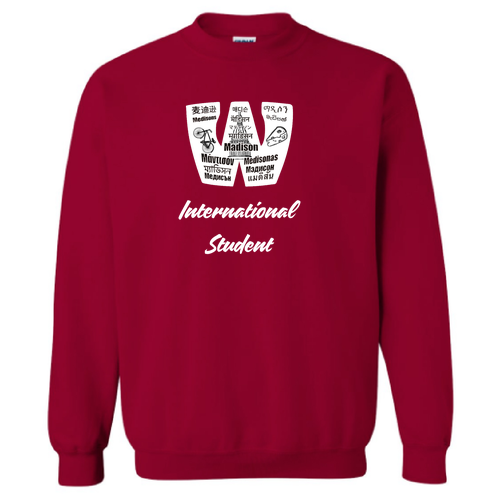 Gildan Heavy Blend Crew Neck Sweatshirt -- Cardinal Red