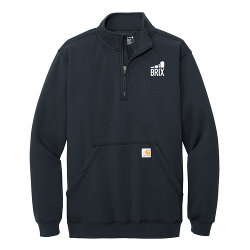 Carhartt Midweight 1/4-Zip Mock Neck Sweatshirt -- New Navy